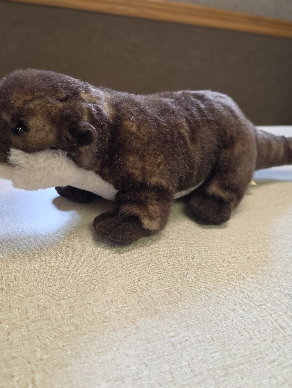Miyoni By Aurora Realistic Brown Otter Plush Stuffed Animal